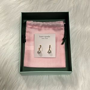 Kate Spade Pearl Hoop Earrings. BRAND NEW